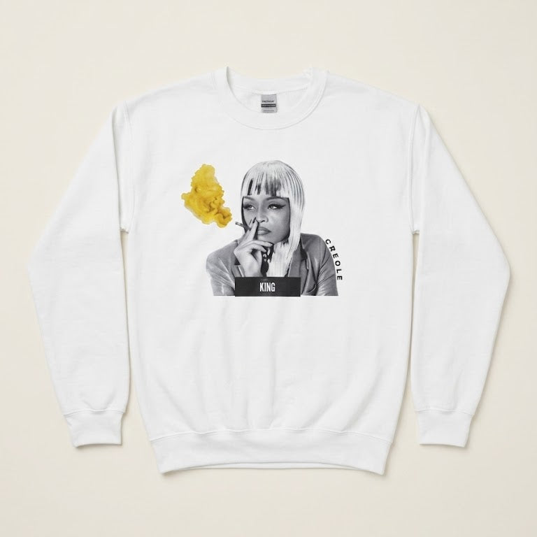 "DAWN" // Crewneck in White
