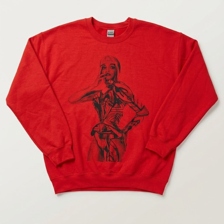 DAWN" // Red Crewneck